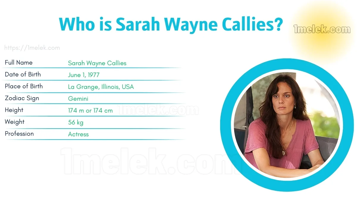 sarah wayne callies height weight age spouse and biography