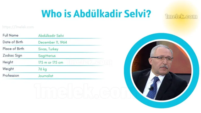 abdulkadir selvi height weight age spouse and biography