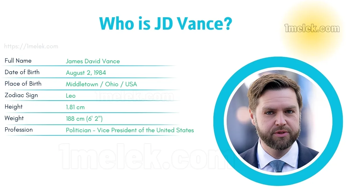 jd vance height weight age spouse and biography