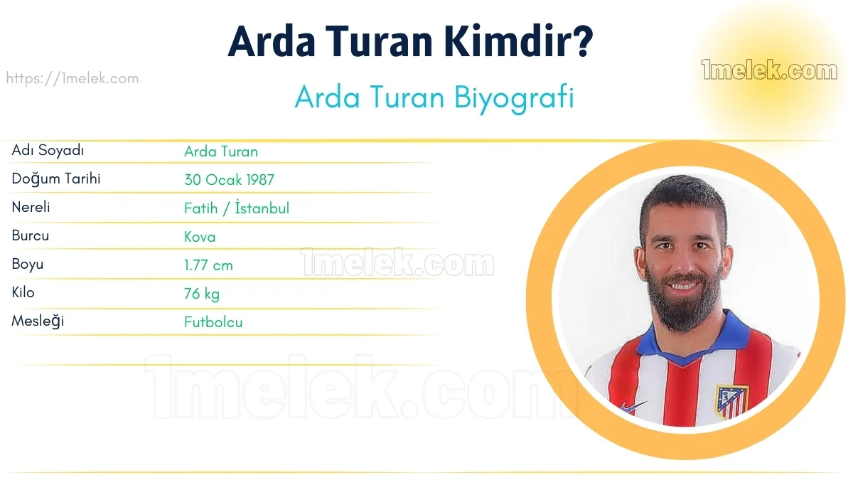 Arda Turan Boyu, Kilosu, Yaşı, Biyografisi