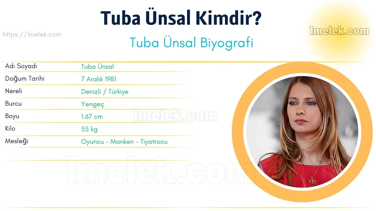 Tuba Ünsal Boyu, Kilosu, Yaşı, Biyografisi