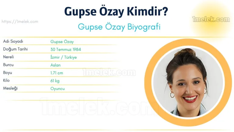 gupse ozay kac kilo boyu kac nereli kac yasinda esi kimdir