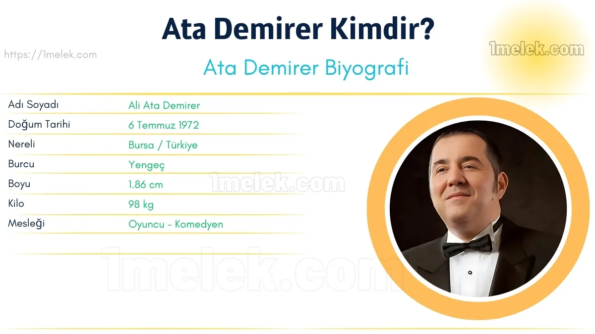 Ata Demirer Boyu, Kilosu, Yaşı, Biyografisi