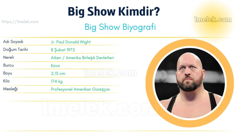 big show kac kilo boyu kac nereli kac yasinda esi kimdir
