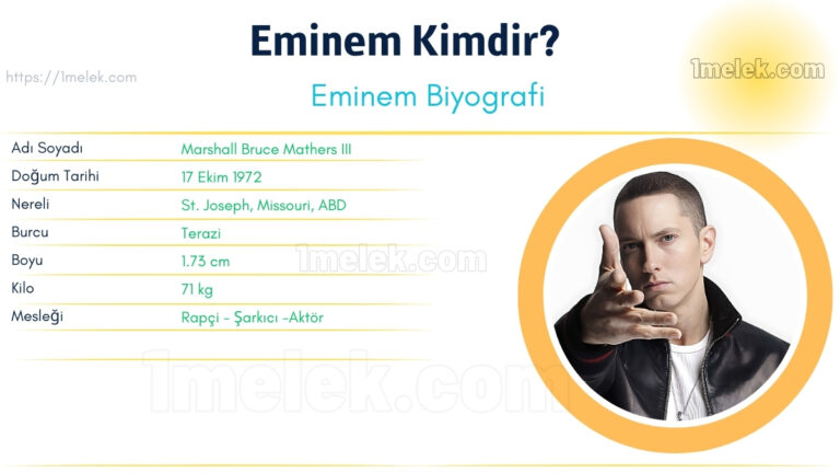 eminem kac kilo boyu kac nereli kac yasinda esi kimdir