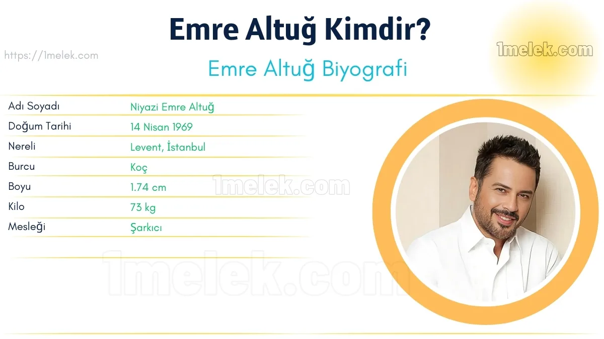 Emre Altuğ Boyu, Kilosu, Yaşı, Biyografisi