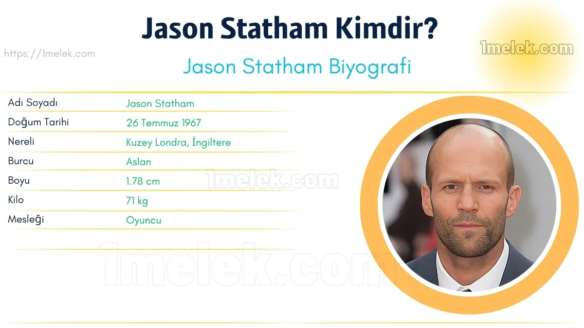 Jason Statham – Kaç Kilo, Boyu Kaç, Kaç Yaşında, Nereli, Kimdir ?