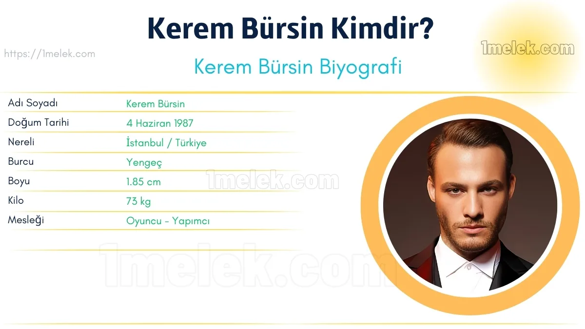 Kerem Bürsin Boyu, Kilosu, Yaşı, Biyografisi