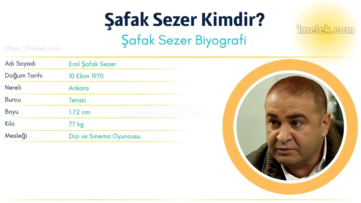 Şafak Sezer – Kaç Kilo, Boyu Kaç, Nereli, Kaç Yaşında, Kimdir ?