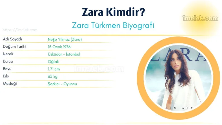 zara kac kilo boyu kac nereli kac yasinda esi kimdir