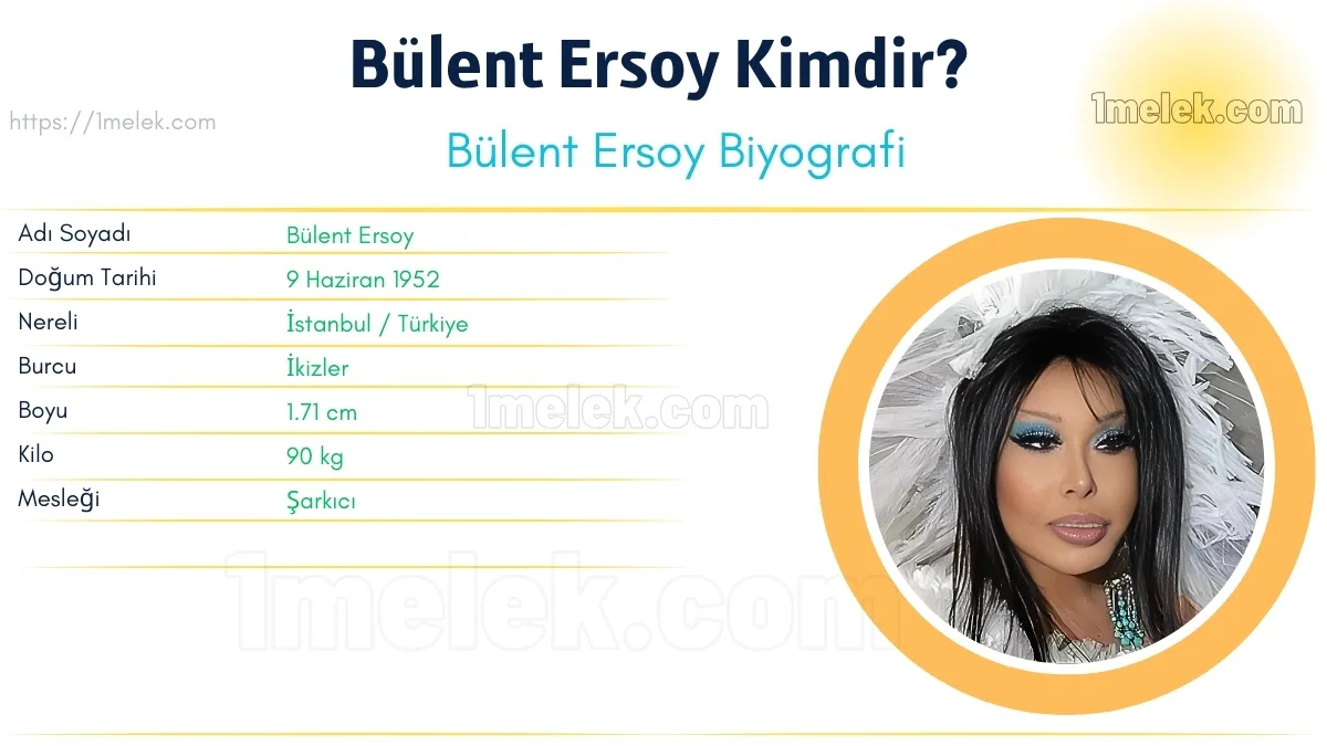 Bülent Ersoy Boyu, Kilosu, Yaşı, Biyografisi