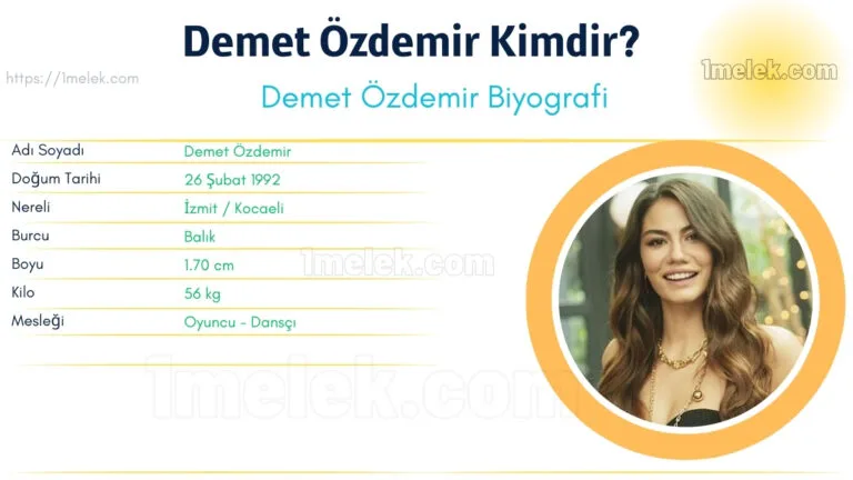 demet ozdemir kac kilo boyu kac nereli kac yasinda esi kimdir