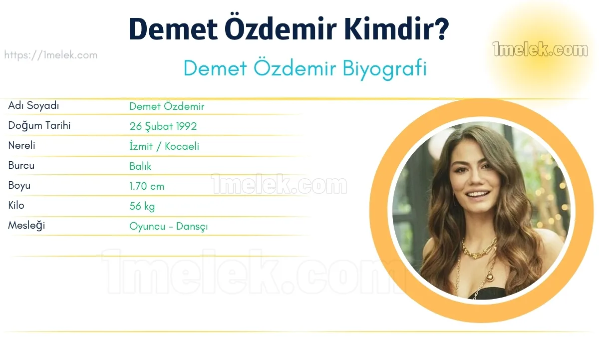 Demet Özdemir Boyu, Kilosu, Yaşı, Biyografisi