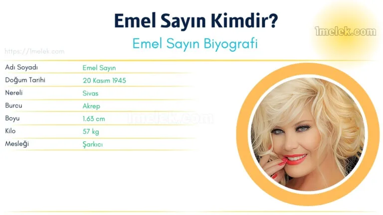 emel sayin kac kilo boyu kac nereli kac yasinda esi kimdir