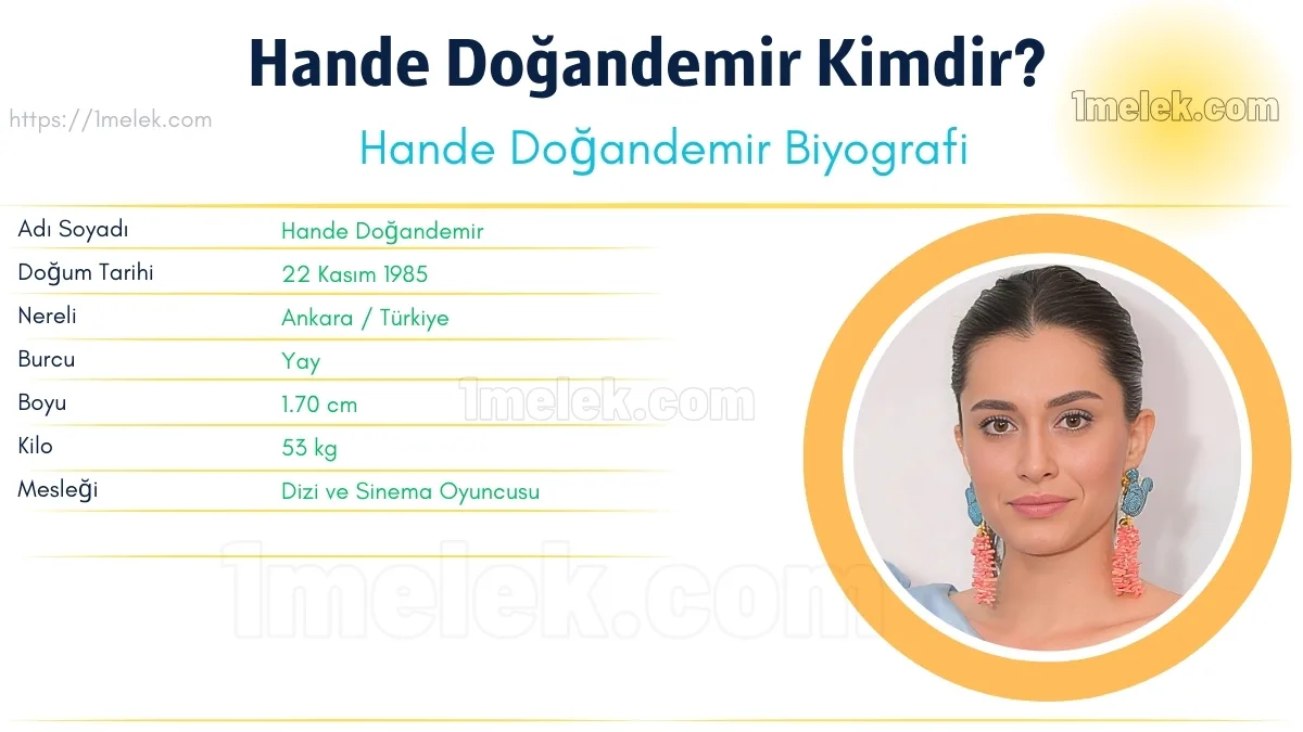 Hande Doğandemir – Kaç Kilo, Boyu Kaç, Nereli, Kaç Yaşında, Kimdir ?