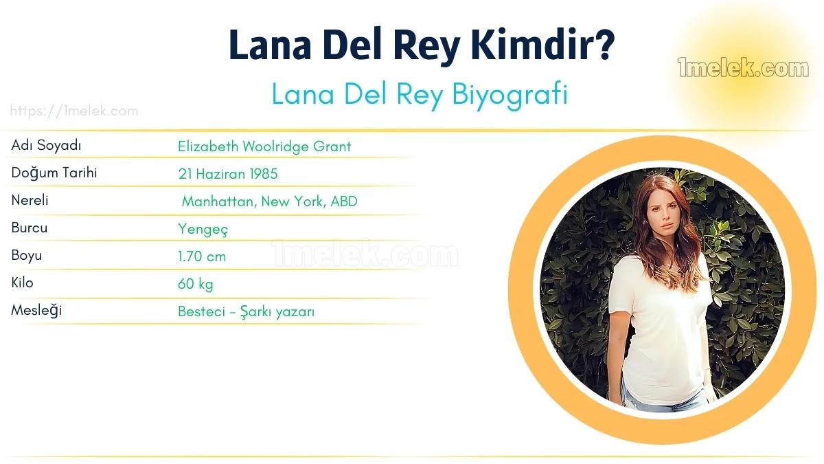 Lana Del Rey – Kaç Kilo, Boyu Kaç, Nereli, Kaç Yaşında, Kimdir ?