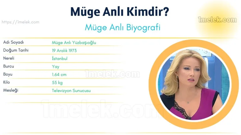 muge anli kilo boyu kac nereli kac yasinda esi kimdir