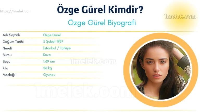 ozge gurel kac kilo boyu kac nereli kac yasinda esi kimdir Kopyası