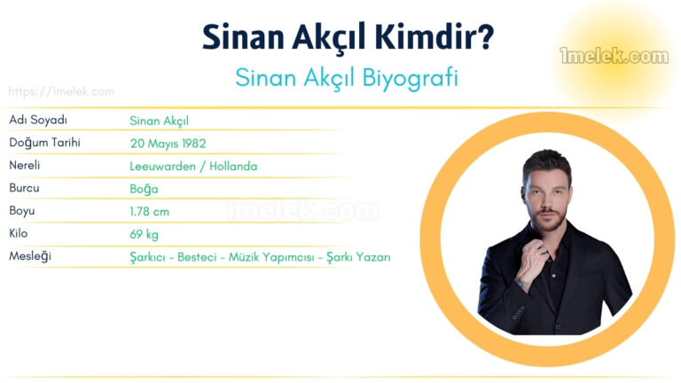 sinan akcil kac kilo boyu kac nereli kac yasinda esi kimdir
