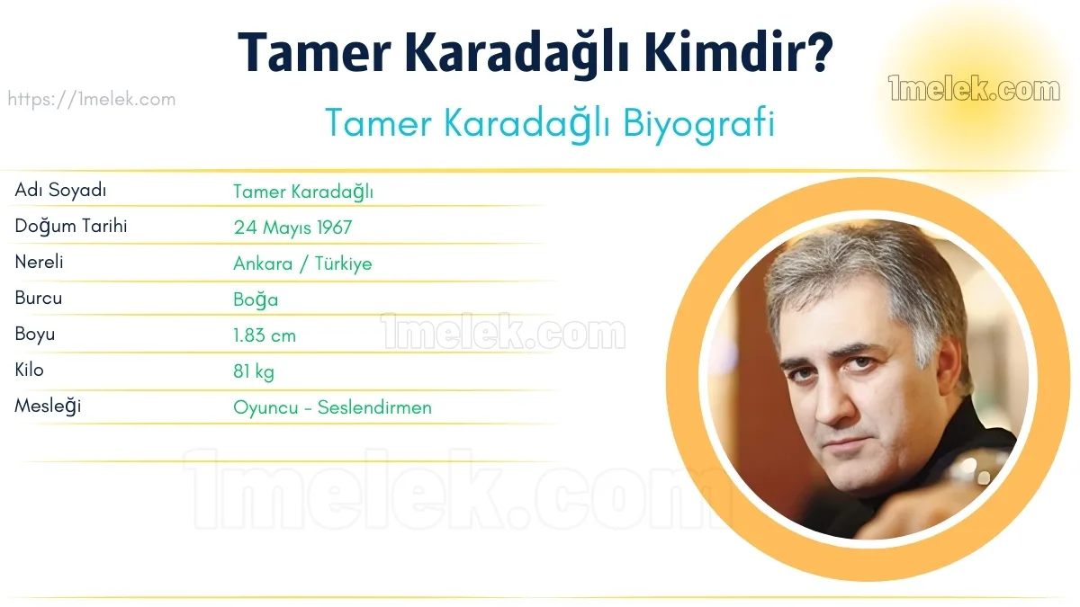 Tamer Karadağlı – Kaç Kilo, Boyu Kaç, Nereli, Kaç Yaşında, Eşi Kimdir ?