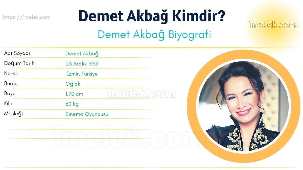 Demet Akbağ Boyu, Kilosu, Yaşı, Biyografisi