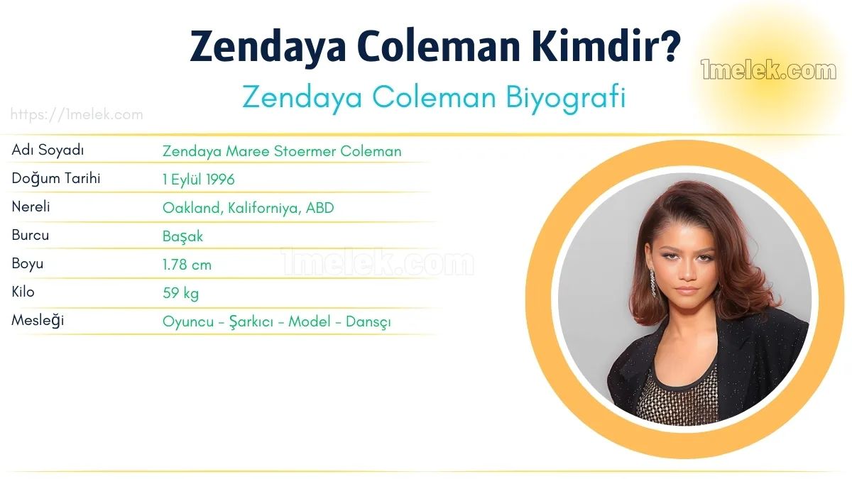 Zendaya Coleman Boyu, Kilosu, Yaşı, Biyografisi
