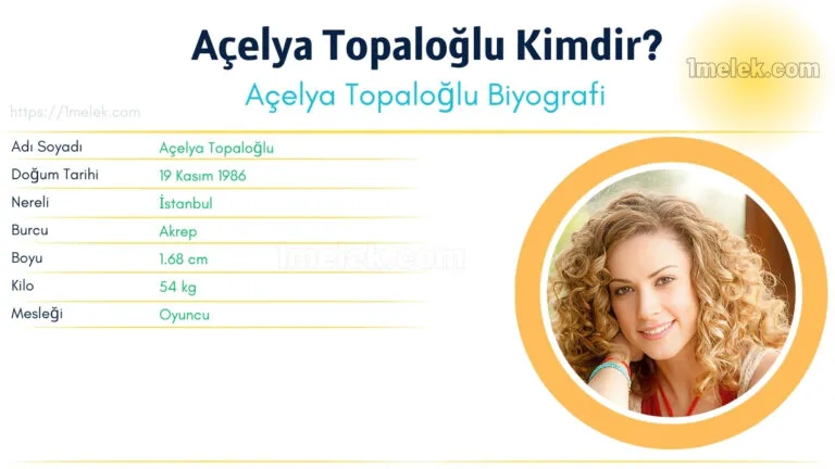 acelya topaloglu kac kilo boyu kac nereli kac yasinda esi kimdir