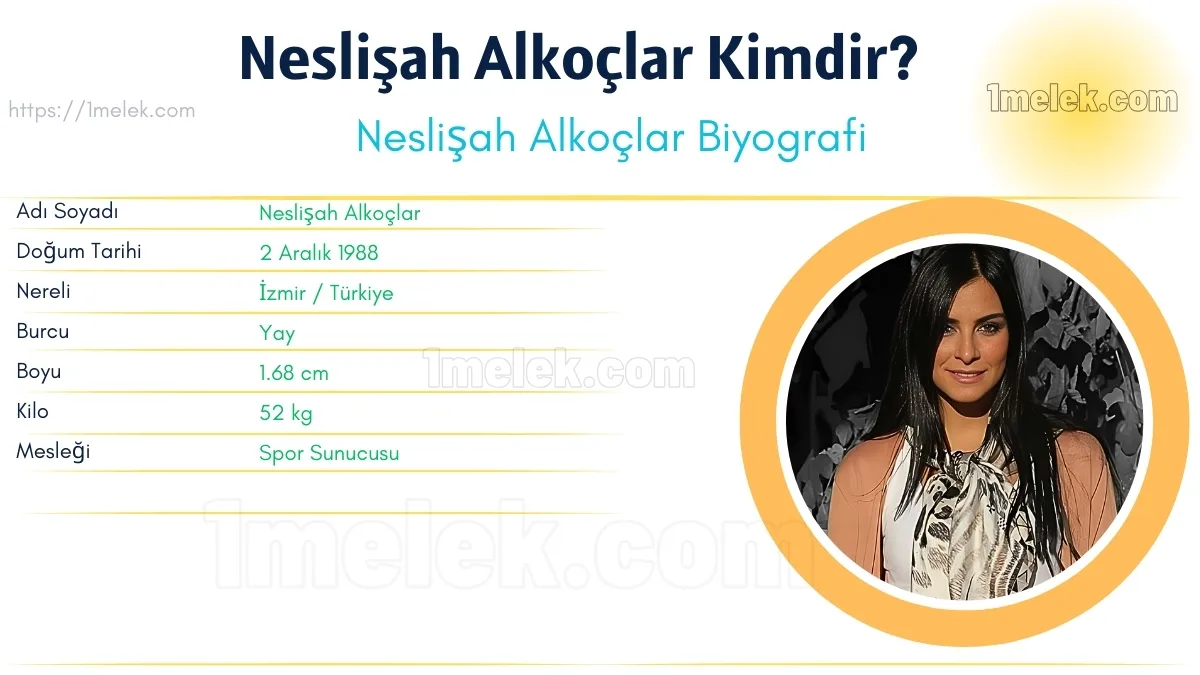 Neslişah Alkoçlar – Kaç Kilo, Boyu Kaç, Nereli, Kaç Yaşında, Kimdir ?
