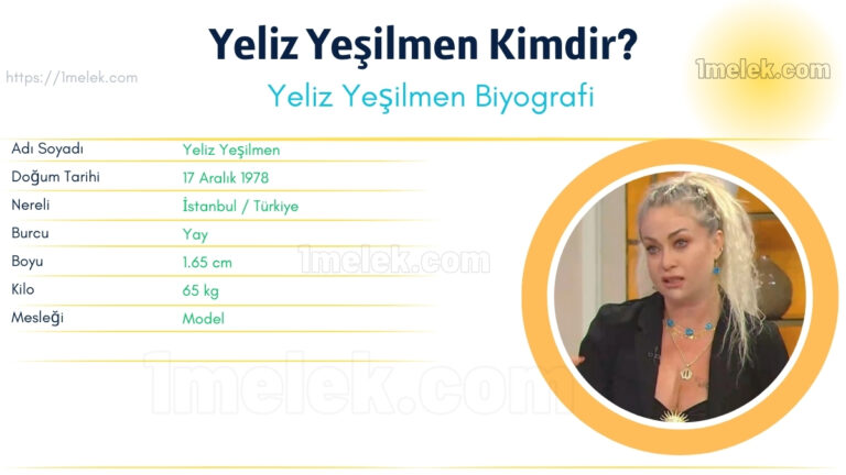 yeliz yesilmen kac kilo boyu kac nereli kac yasinda esi kimdir