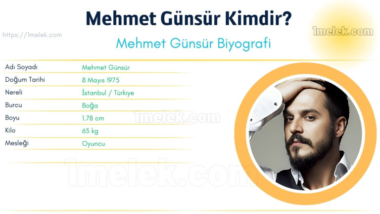 mehmet gunsur kilo boyu kac nereli kac yasinda esi kimdir