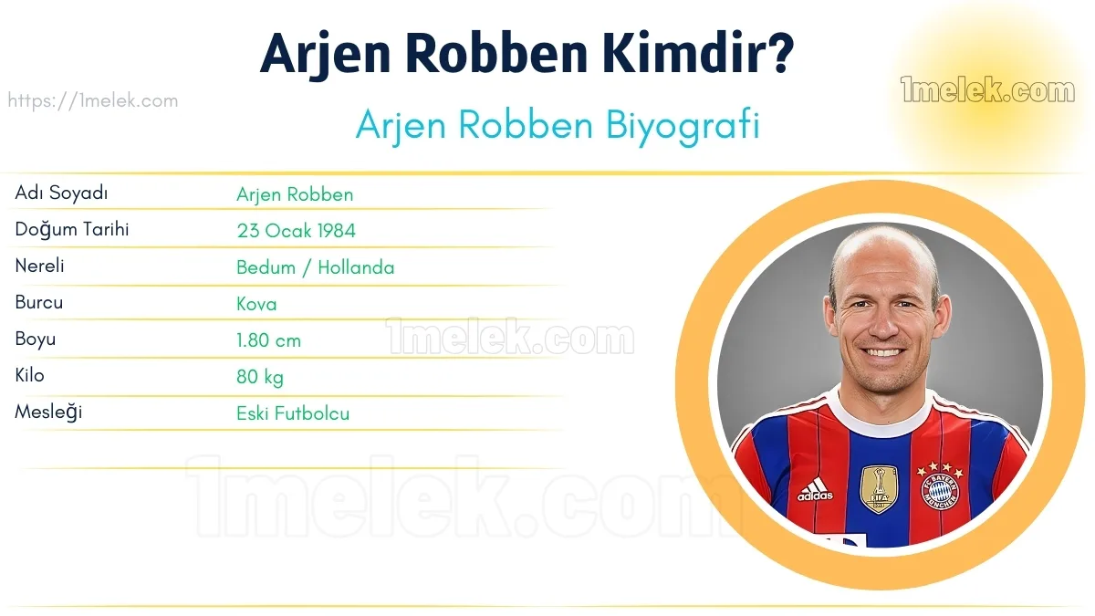 Arjen Robben – Kaç Kilo, Boyu Kaç, Nereli, Kaç Yaşında, Kimdir ?