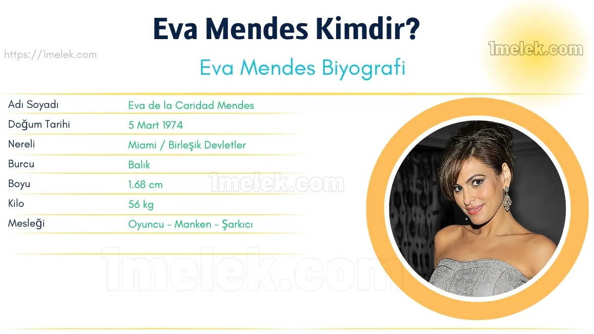 Eva Mendes – Kaç Kilo, Boyu Kaç, Nereli, Kaç Yaşında, Kimdir ?