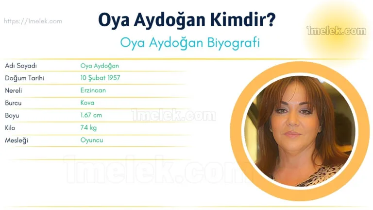 Oya Aydoğan - Kaç Kilo, Boyu Kaç, Nereli, Kaç Yaşında, Eşi Kimdir ?