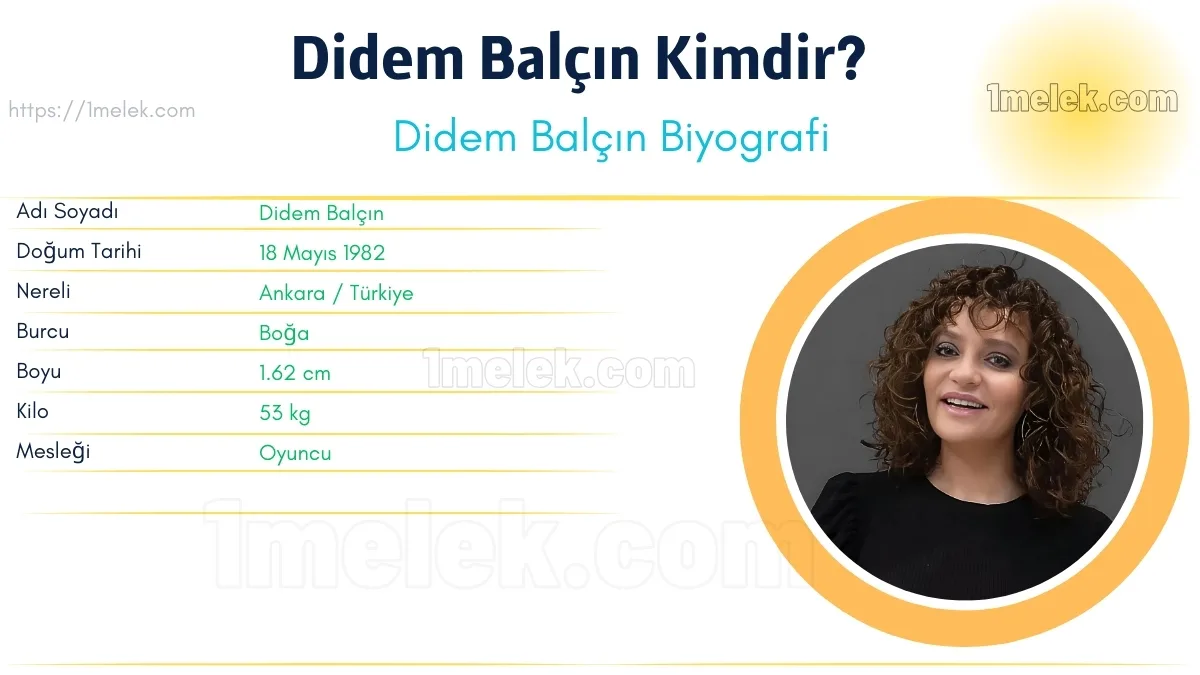 Didem Balçın – Kaç Kilo, Boyu Kaç, Nereli, Kaç Yaşında, Kimdir ?