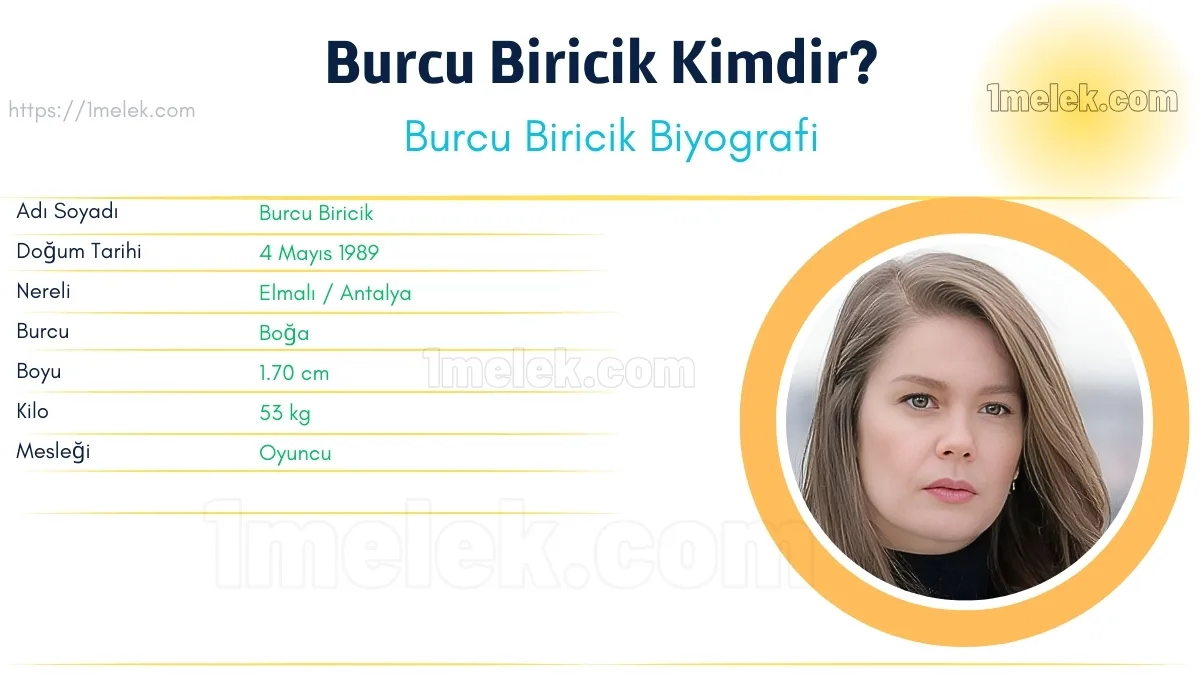 Burcu Biricik Boyu, Kilosu, Yaşı, Biyografisi