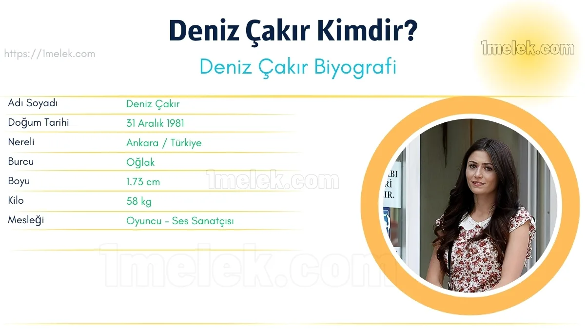 Deniz Çakır Boyu, Kilosu, Yaşı, Biyografisi