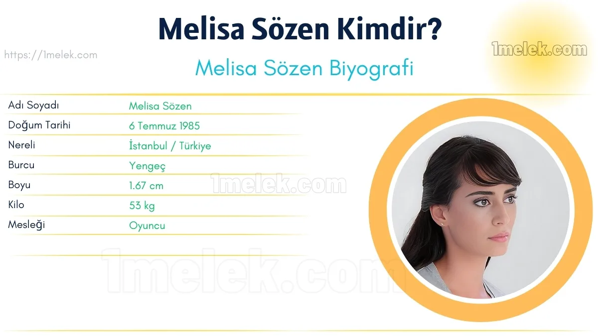 Melisa Sözen – Kaç Kilo, Boyu Kaç, Nereli, Kaç Yaşında, Kimdir ?