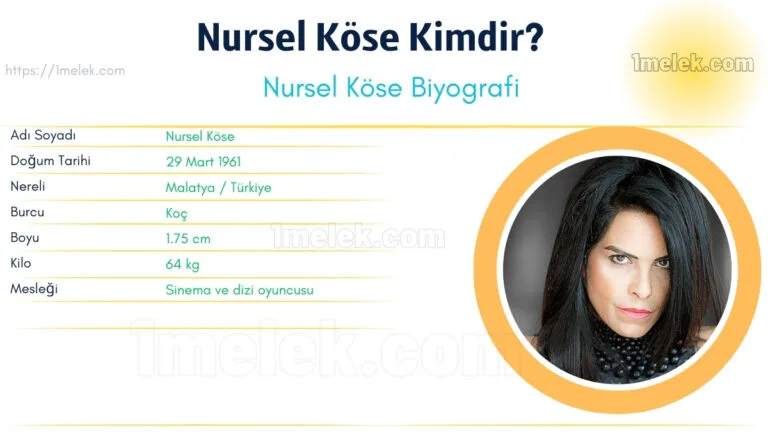 nursel kose kac kilo boyu kac nereli kac yasinda esi kimdir
