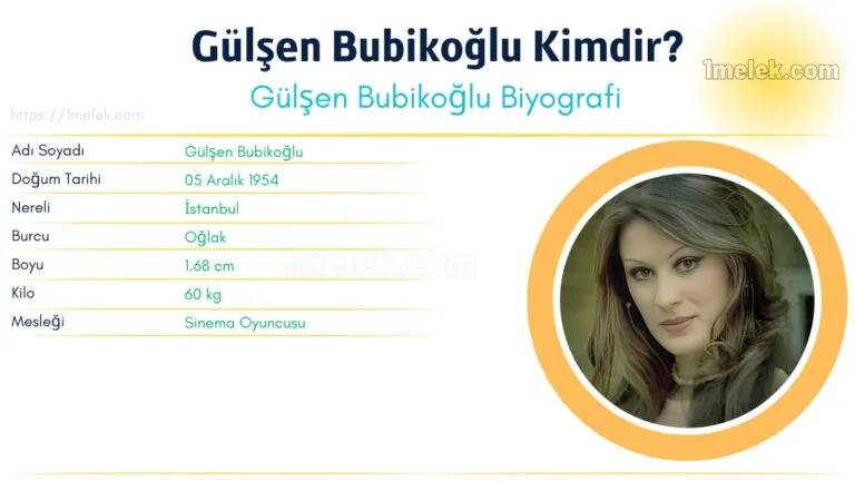 gulsen bubikoglu kac kilo boyu kac nereli kac yasinda esi kimdir