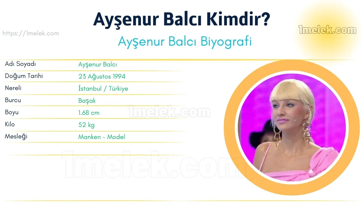 Ayşenur Balcı Boyu, Kilosu, Yaşı, Biyografisi