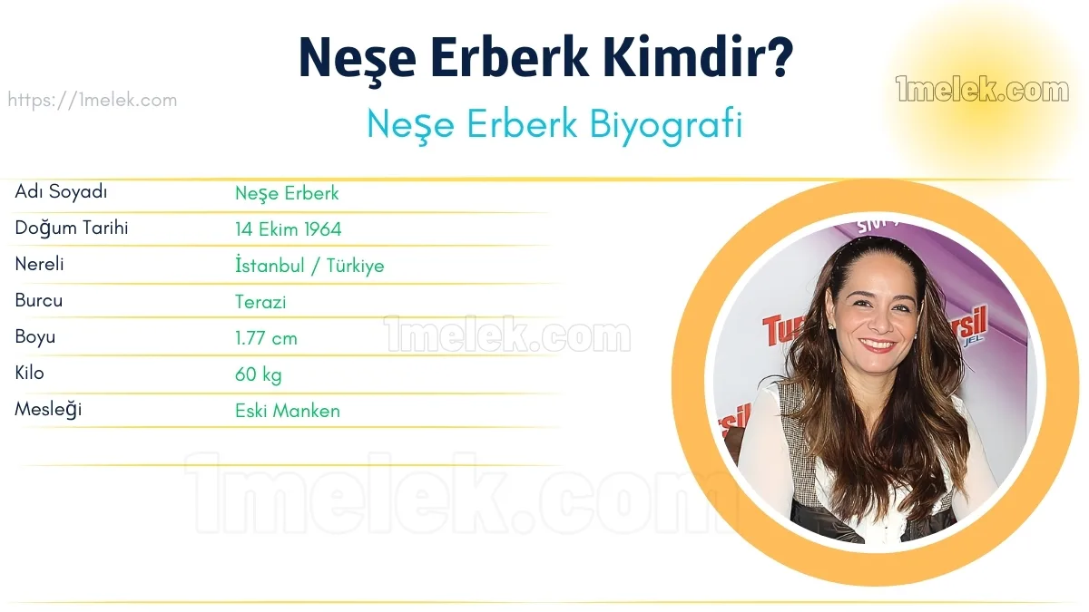 Neşe Erberk Boyu, Kilosu, Yaşı, Biyografisi