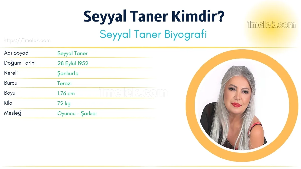 Seyyal Taner – Kaç Kilo, Boyu Kaç, Nereli, Kaç Yaşında, Kimdir ?