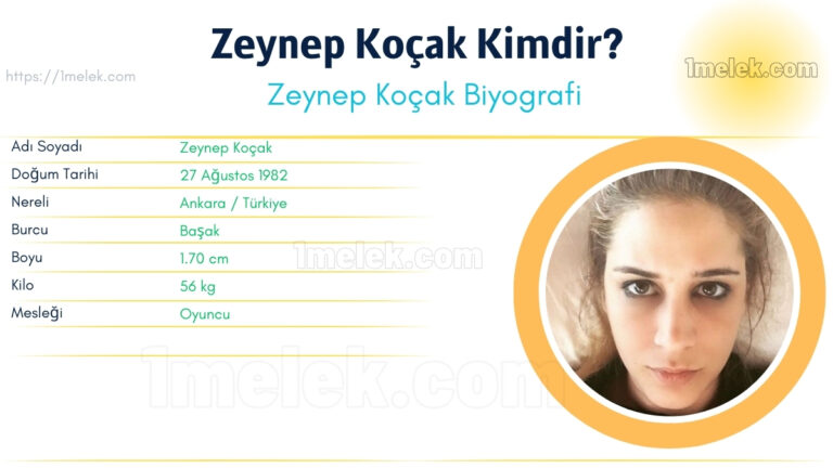 zeynep kocak kac kilo boyu kac nereli kac yasinda esi kimdir