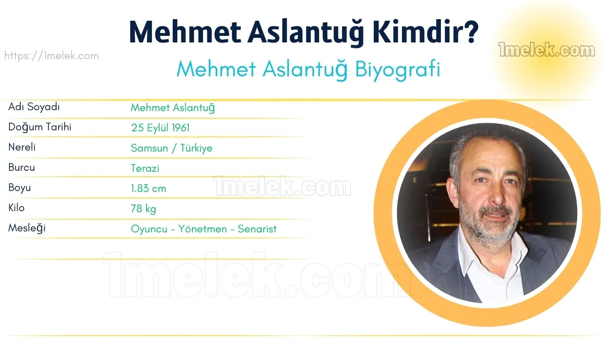 Mehmet Aslantuğ Boyu, Kilosu, Yaşı, Biyografisi
