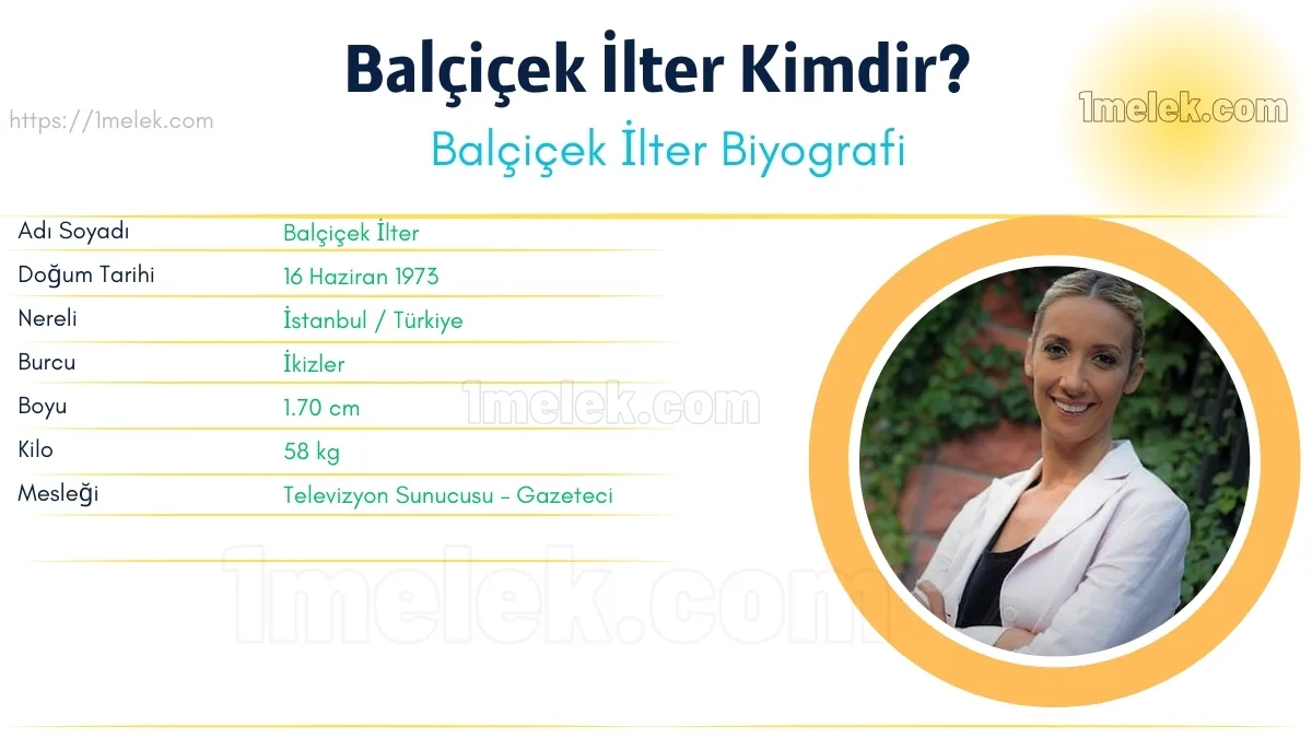 Balçiçek İlter Boyu, Kilosu, Yaşı, Biyografisi