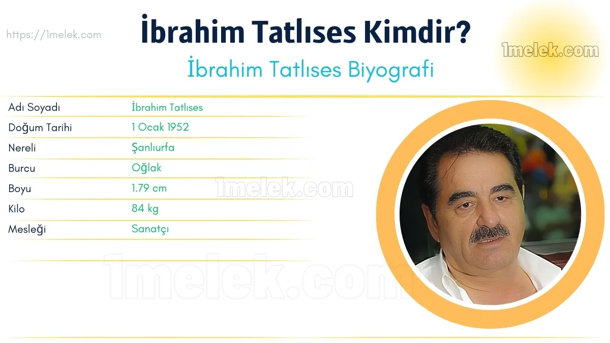 İbrahim Tatlıses – Kaç Kilo, Boyu Kaç, Nereli, Kaç Yaşında, Kimdir ?
