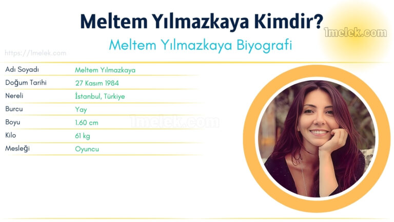 meltem yilmazkaya kac kilo boyu kac nereli kac yasinda esi kimdir
