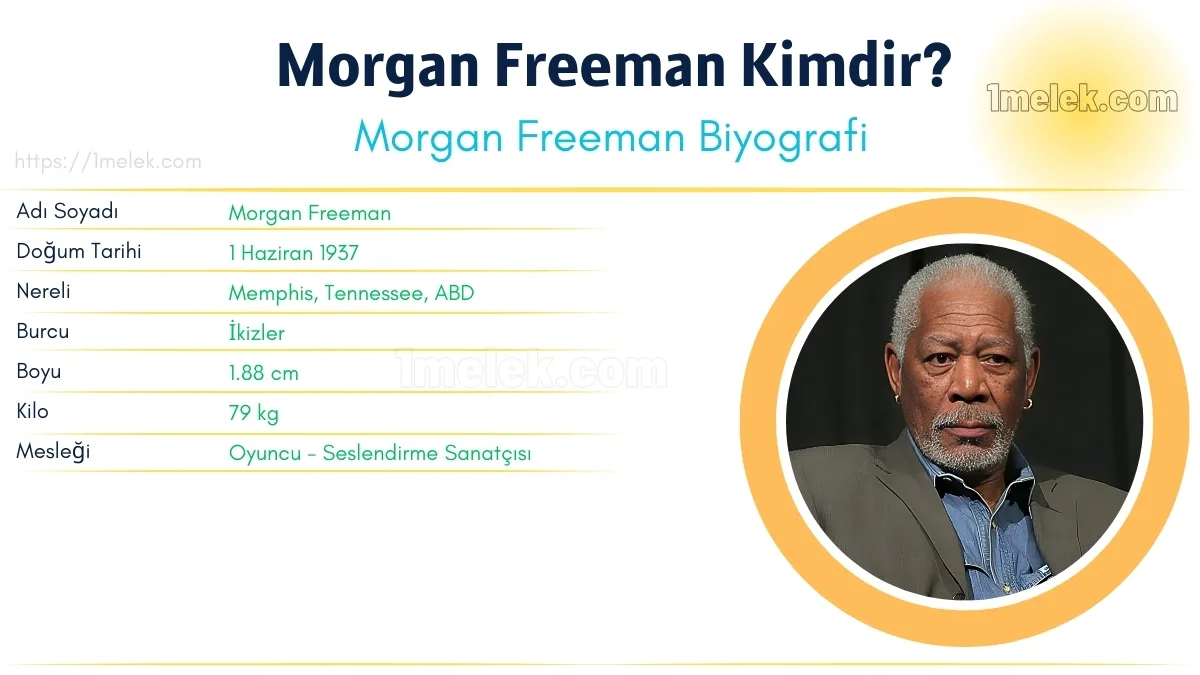 Morgan Freeman Boyu, Kilosu, Yaşı, Biyografisi