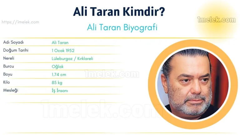 ali taran kilo boyu kac nereli kac yasinda esi kimdir