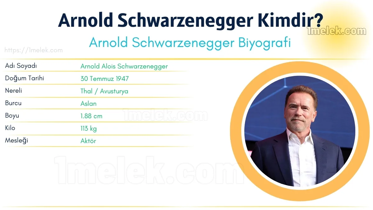 Arnold Schwarzenegger – Kaç Kilo, Boyu Kaç, Nereli, Kaç Yaşında, Kimdir ?